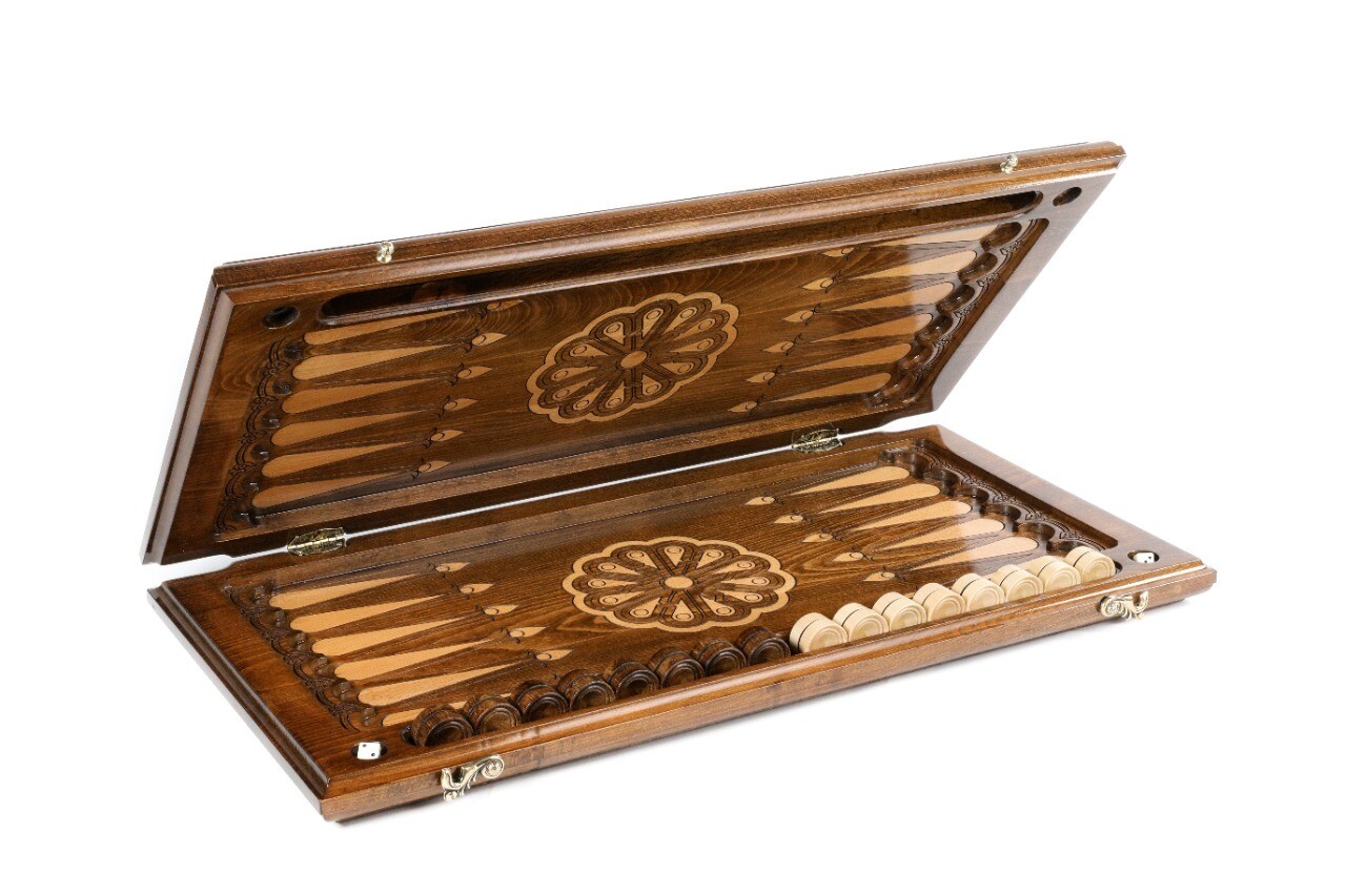 Octagram scorpion backgammon classic
 24&quot; x12&quot;