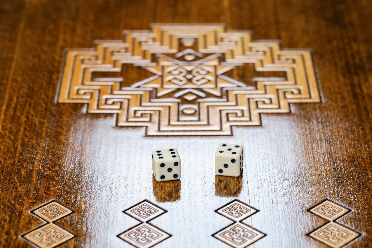 Hand Made Backgammon Board Carpet Kharabagh (Artsakh)