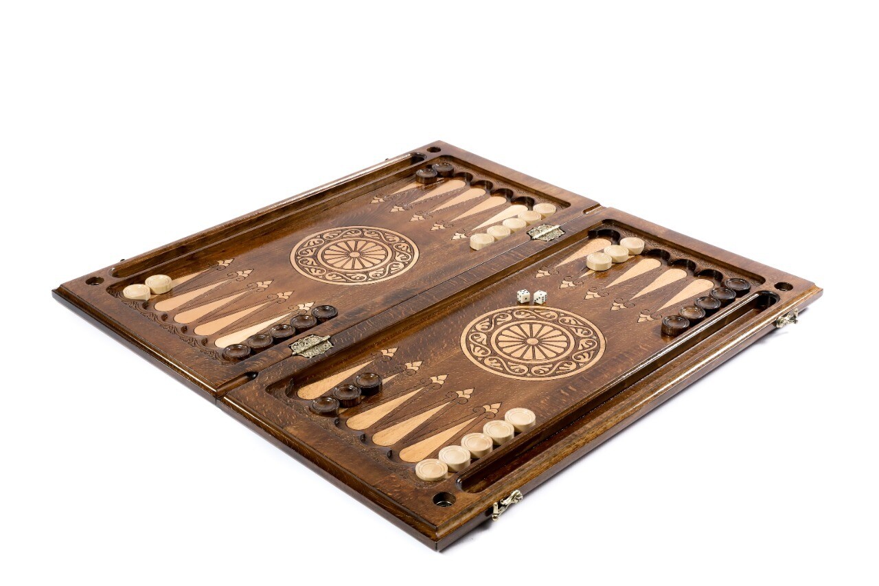 Backgammon Set Ornament 24&quot; x 12&quot;