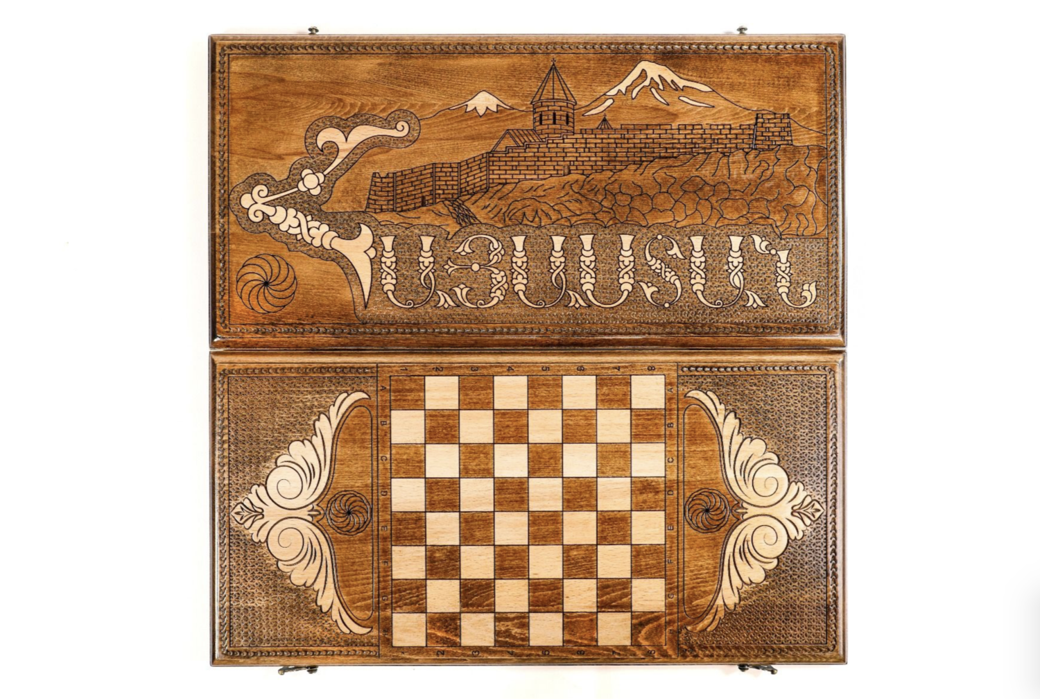 Hayastan (Armenia) backgammon classic 24 &quot;x 12&quot;