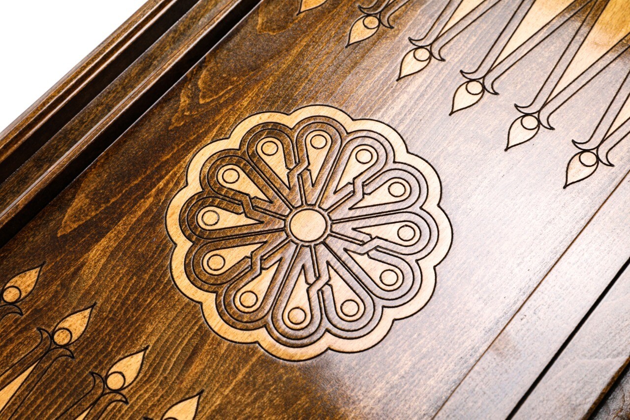 Ejmiadzin backgammon classic 24&quot; x12&quot;X 2&quot;