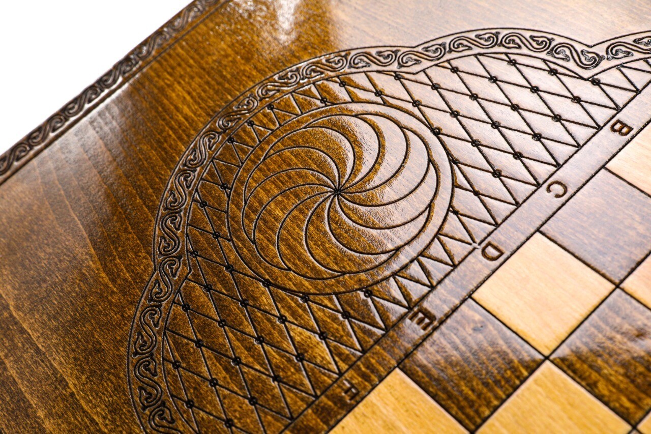 Ejmiadzin backgammon classic 24&quot; x12&quot;X 2&quot;