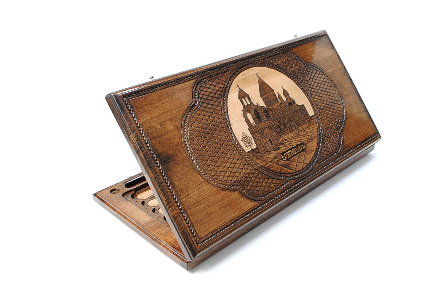 Ejmiadzin backgammon classic 24&quot; x12&quot;X 2&quot;