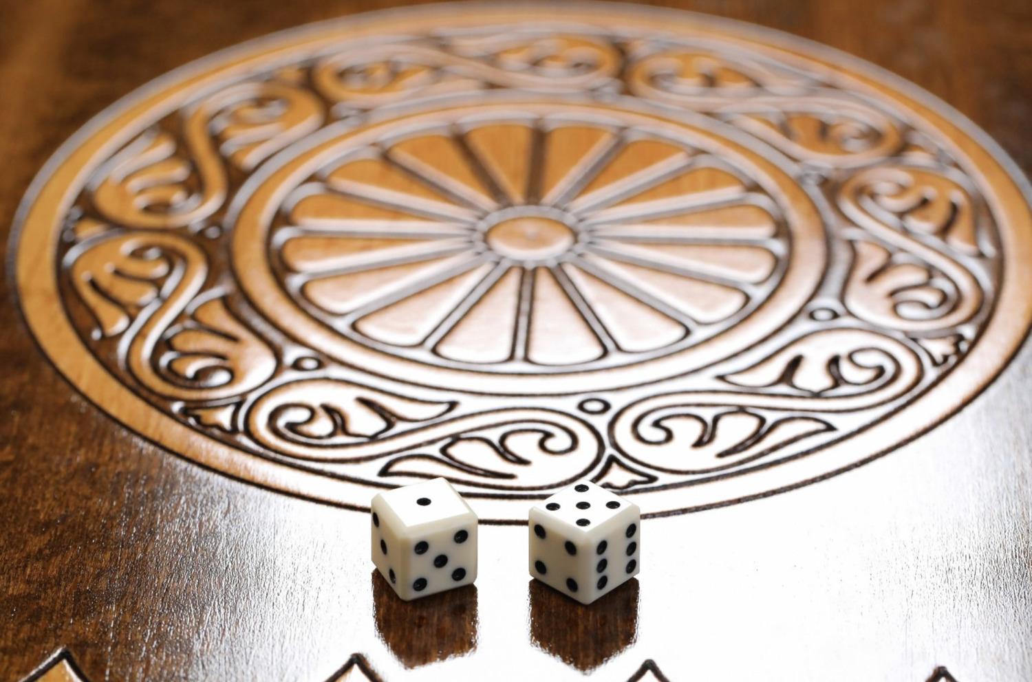 Coat of Arms of Uzbekistan backgammon with copyrighted contour outline 24&quot; x 12&quot;