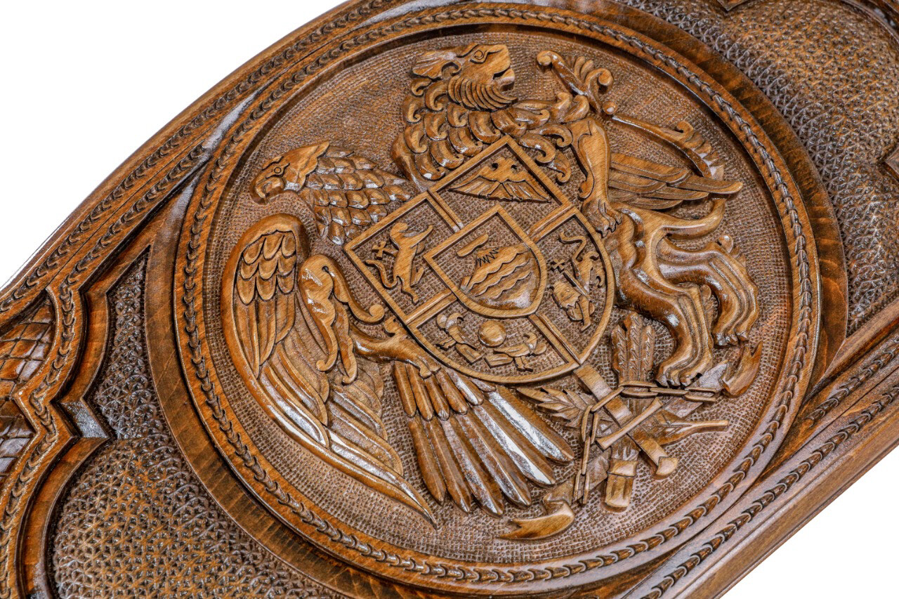 Backgammon The Coat Of Arms Armenia 24&quot; x 12&quot; x 2&quot;