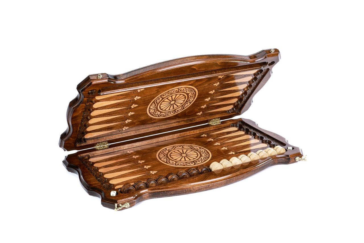 Backgammon The Coat Of Arms Armenia 24&quot; x 12&quot; x 2&quot;
