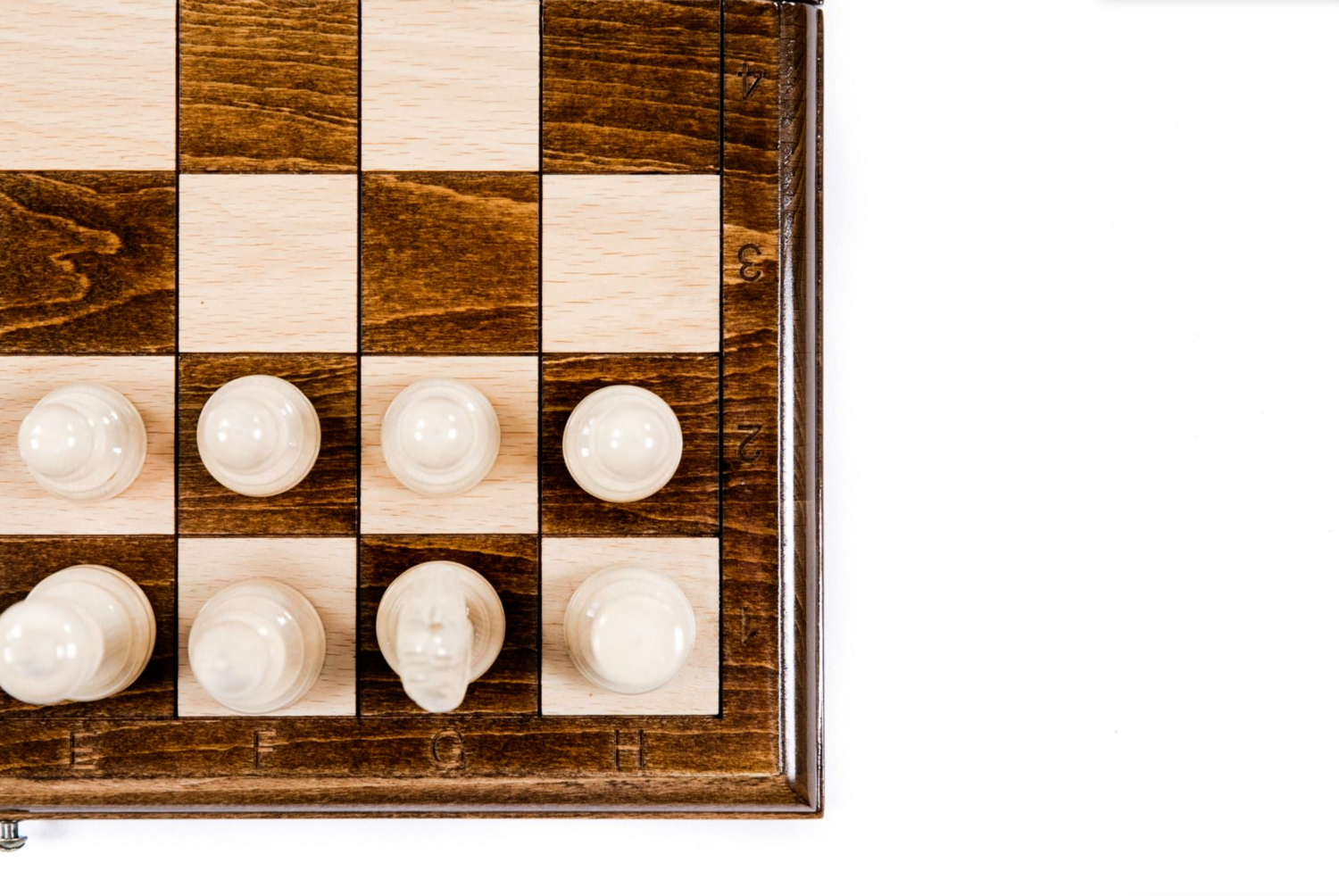 Classic chess with expanded playing field 40/40/3cm