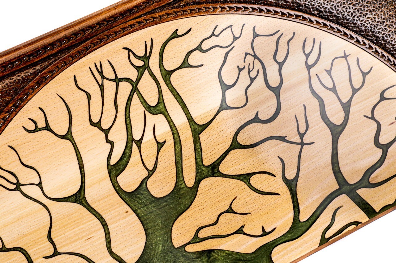 Epoxy Tree backgammon two-sided classic 24&quot; x 12&quot;