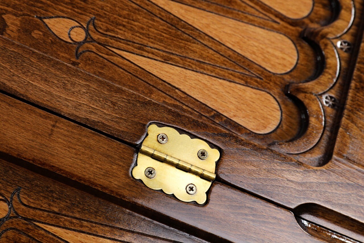 Backgammon with Ornamental motif classic  24&quot; x12&quot;