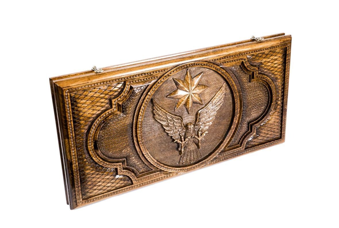 Backgammon Eagle with Octagram classic