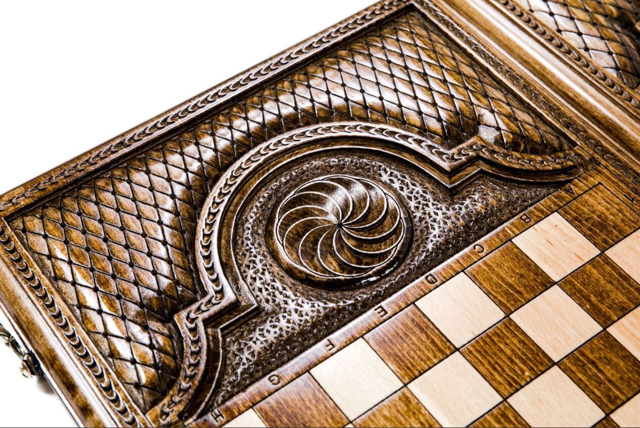 Backgammon Eagle with Octagram classic