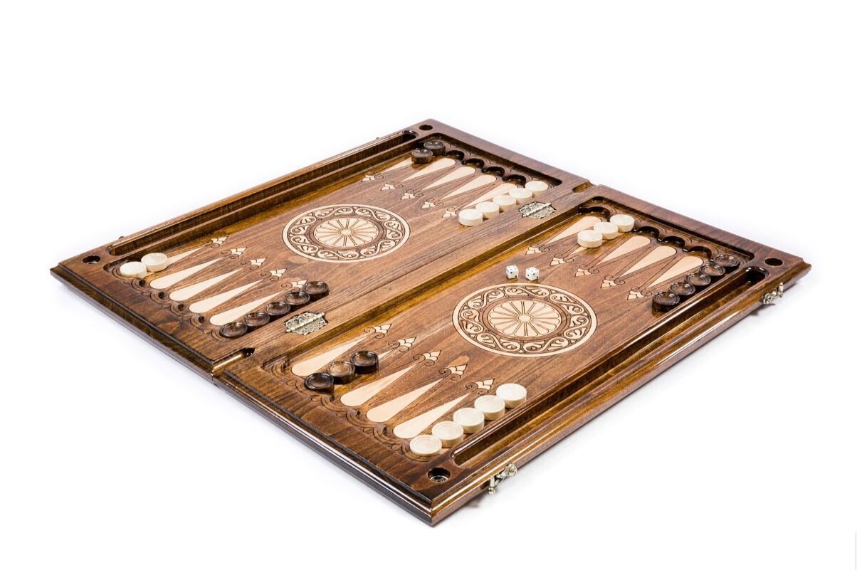 Backgammon Eagle with Octagram classic