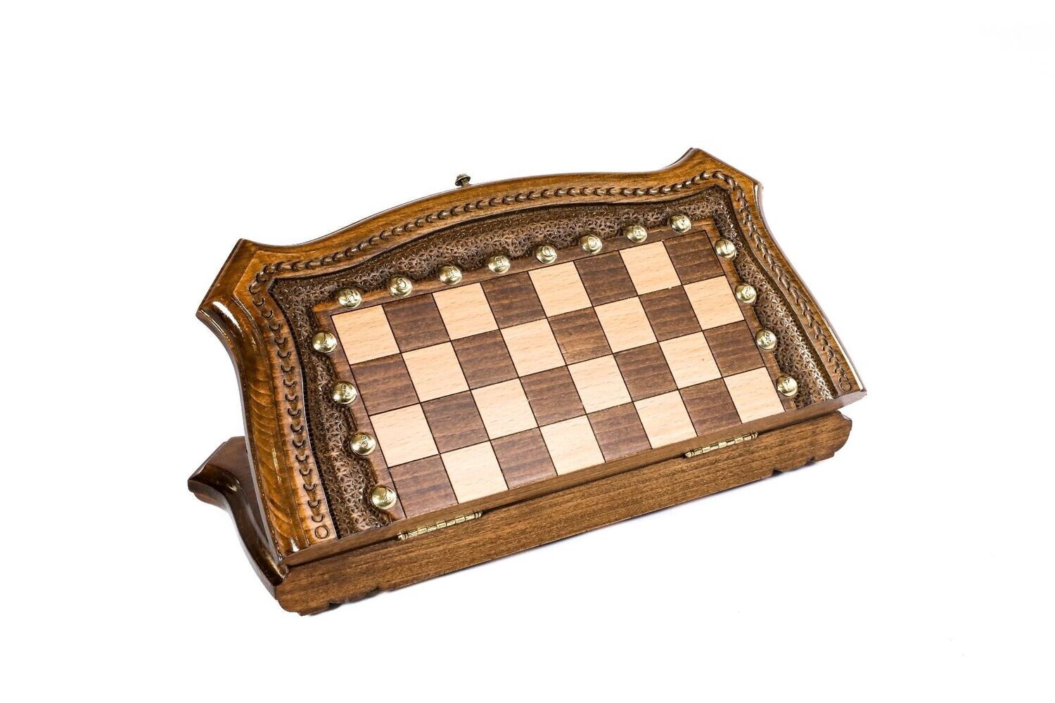 Chess-backgammon with copyrighted contour outline 30/30 cm