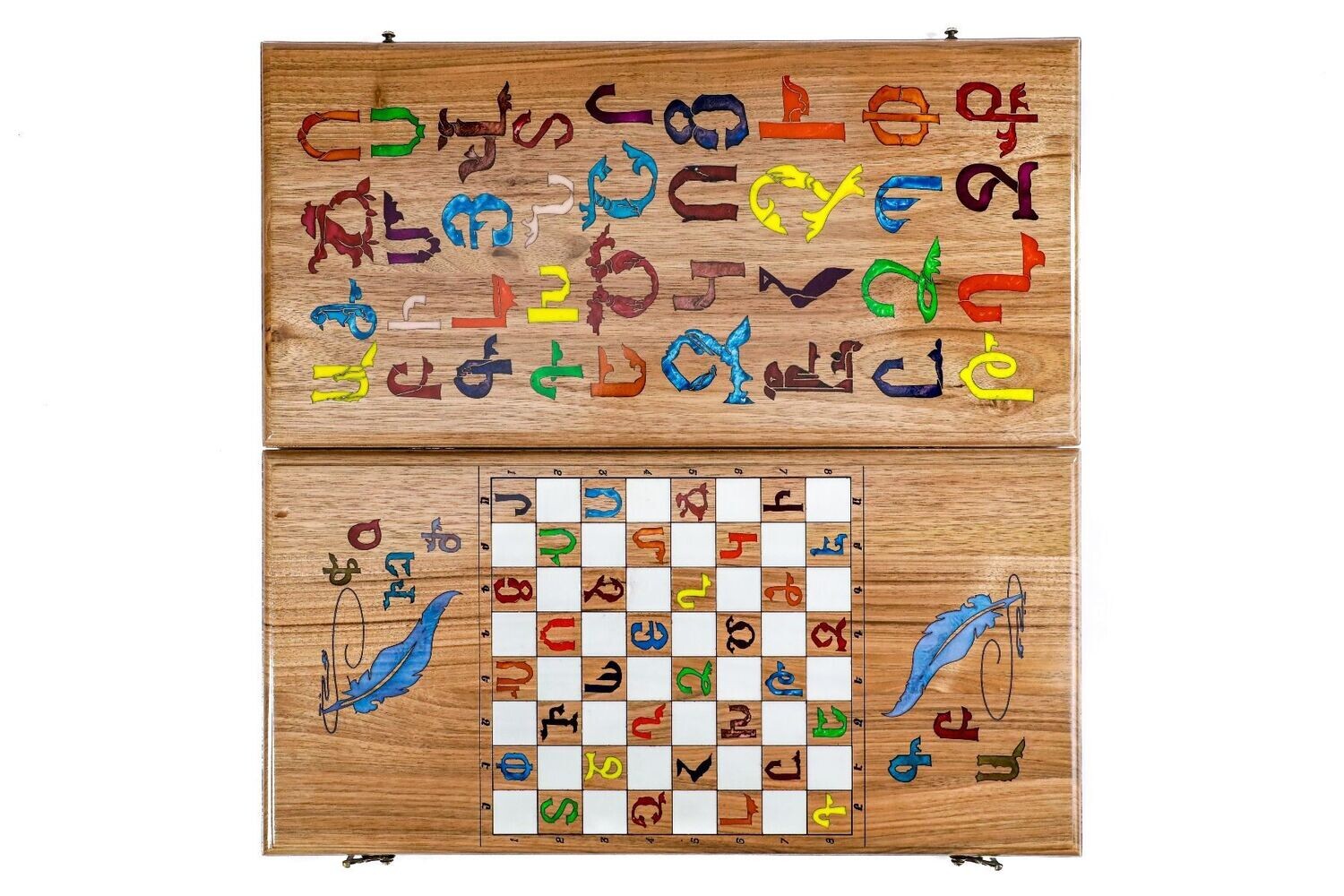 Armenian Alphabet backgammon classic