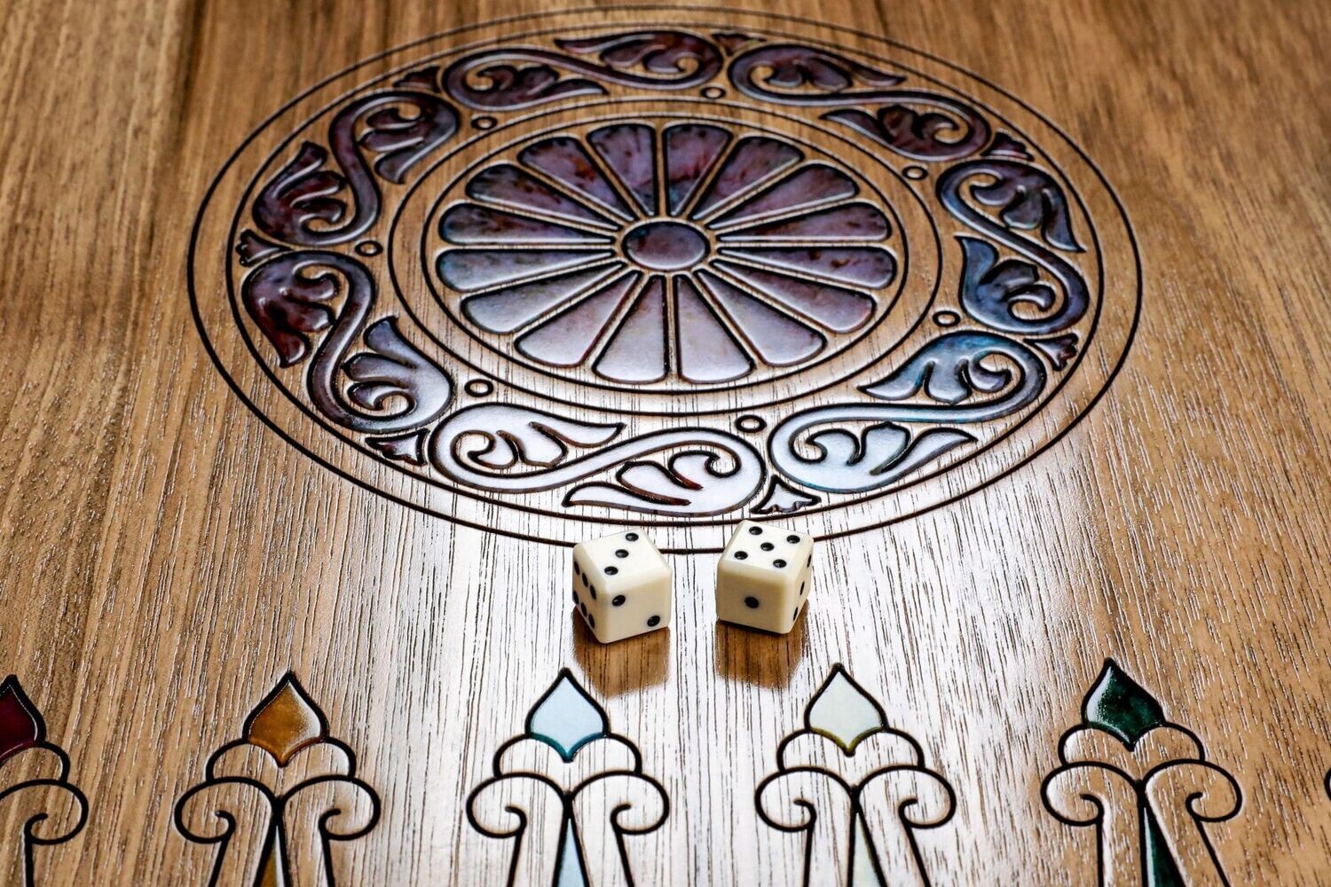 Armenian Alphabet backgammon classic