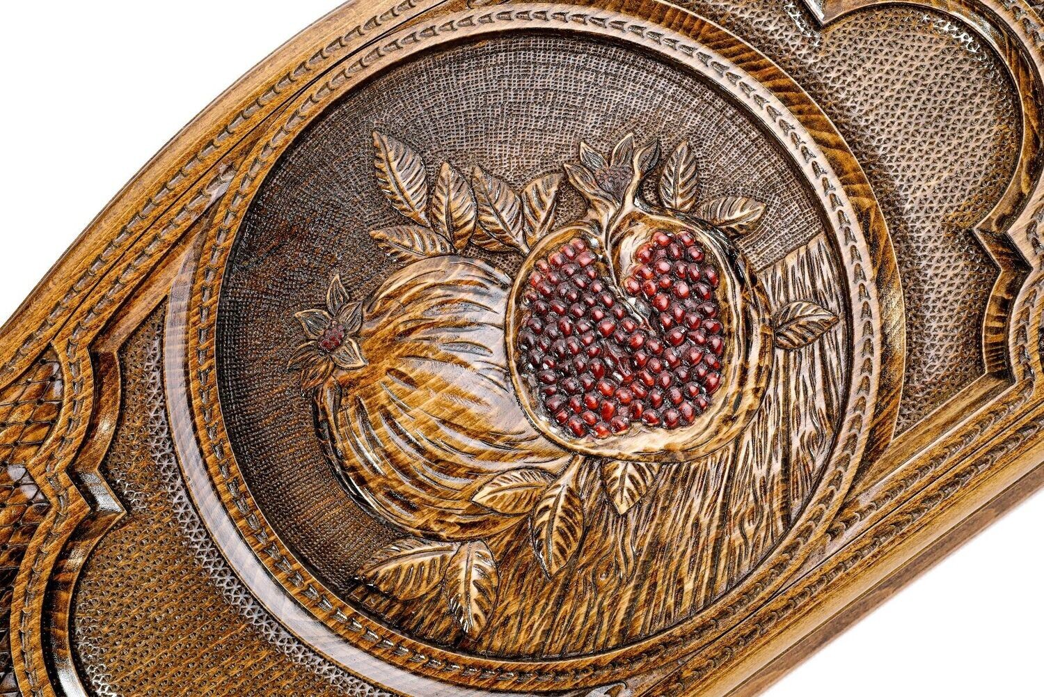 Pomegranate backgammon with copyrighted contour outline