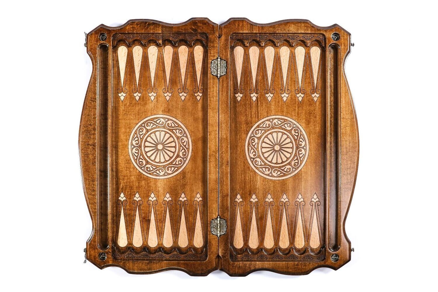 Pomegranate backgammon with copyrighted contour outline