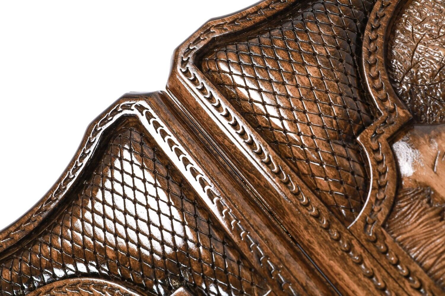 Bear and Deer backgammon two-sided with the contour of mountains