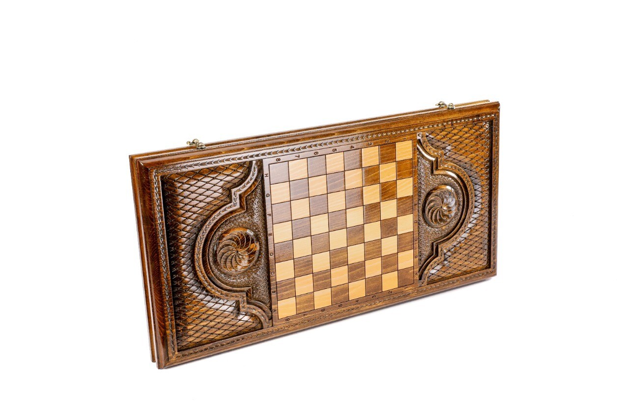 Backgammon Skull With Roses 24&quot;x12&quot;x2&quot;