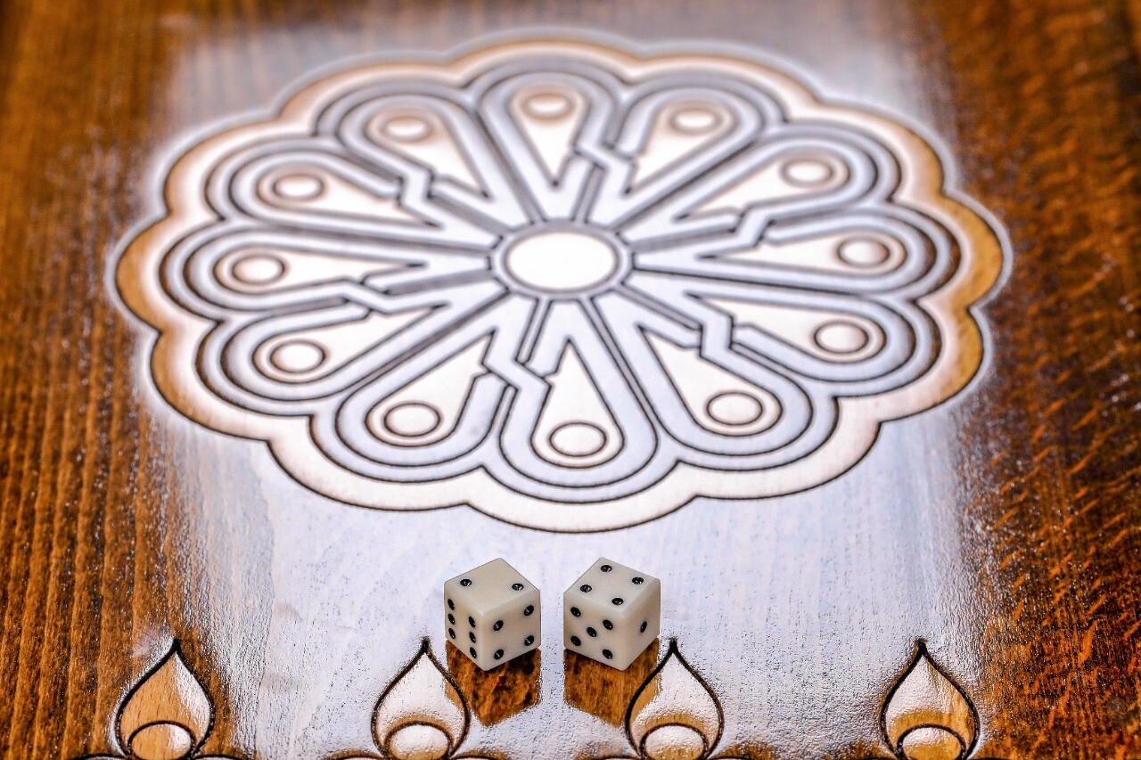Eternity backgammon classic 24&quot; x 12&quot; x 2&quot;