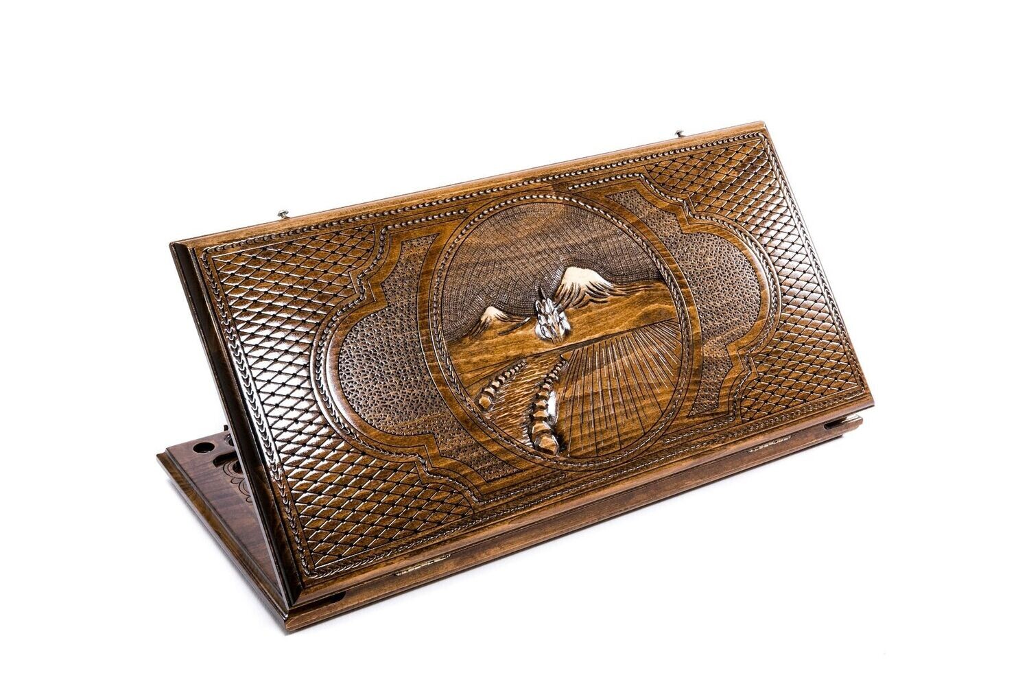 Ararat backgammon classic 24&quot;x 12&quot; x2&quot;