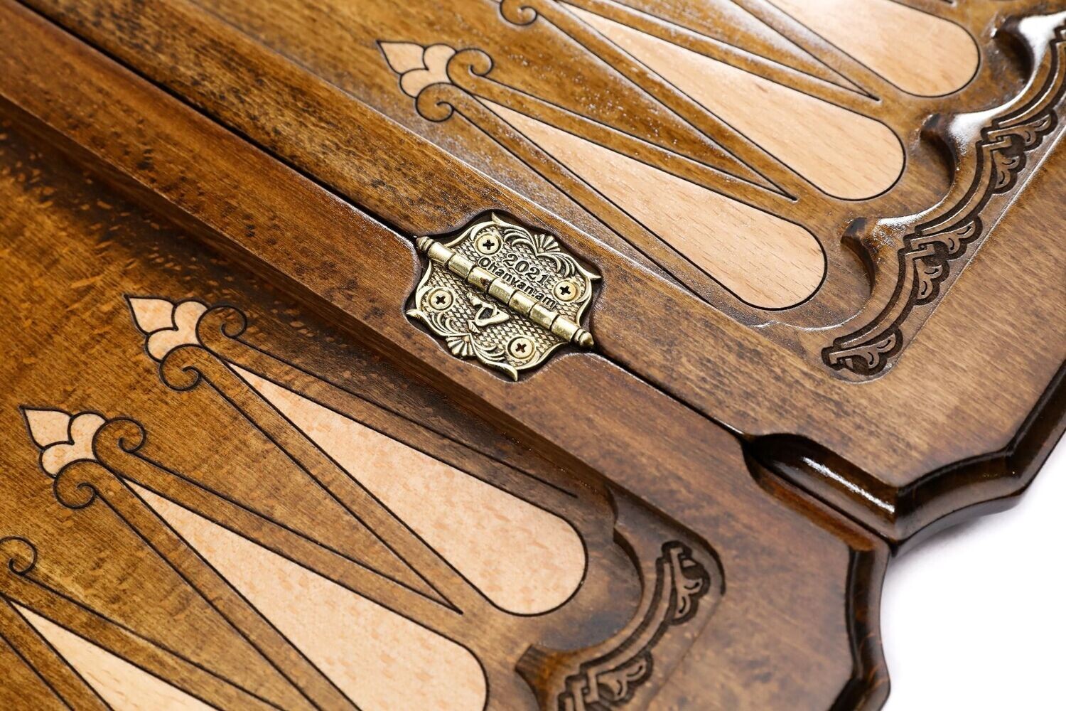 Bear backgammon with copyrighted contour outline 24x12&quot;x2&quot;