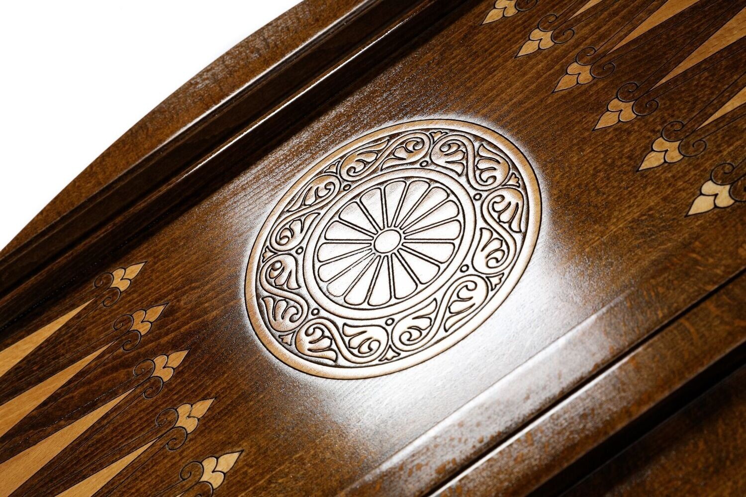 Bear backgammon with copyrighted contour outline 24x12&quot;x2&quot;