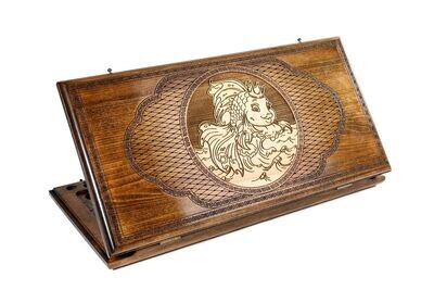 Goldfish backgammon classic 24x24x2"