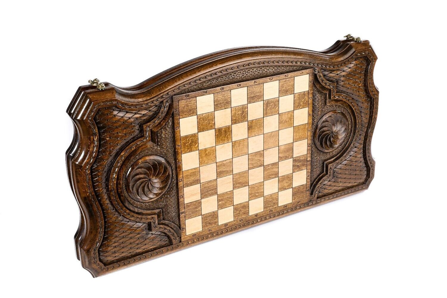 Bear backgammon with copyrighted contour outline 24x12&quot;x2&quot;