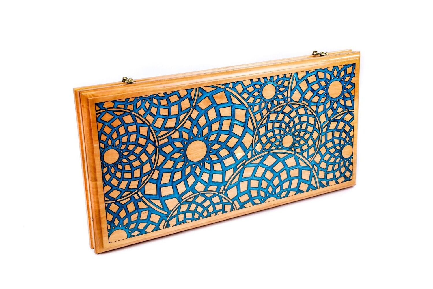 Ornamental - epoxy backgammon two-sided classic 24x12x2&quot;