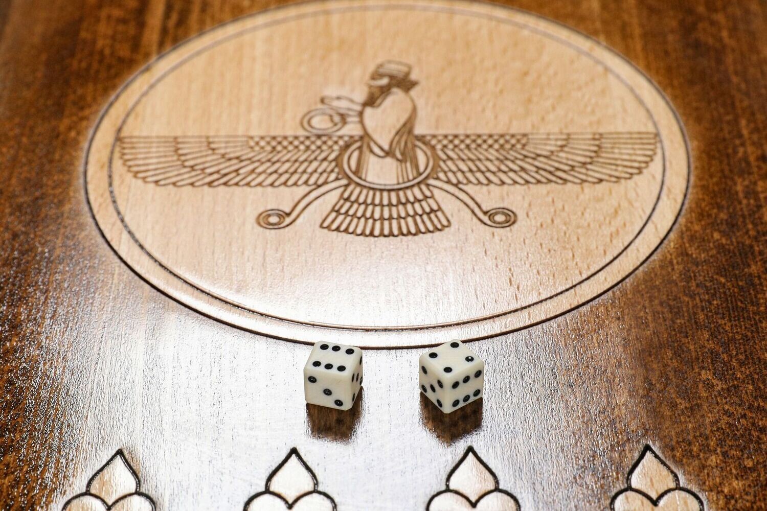 Backgammon Assyrian classic 24x24x2&quot;