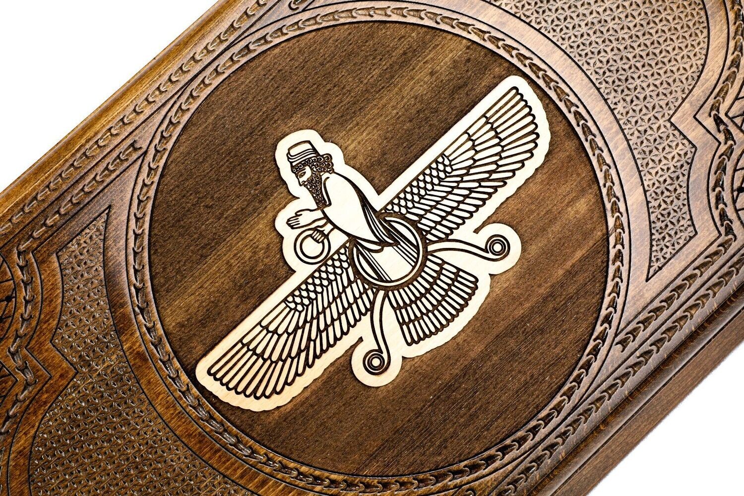 Backgammon Assyrian classic 24x24x2&quot;