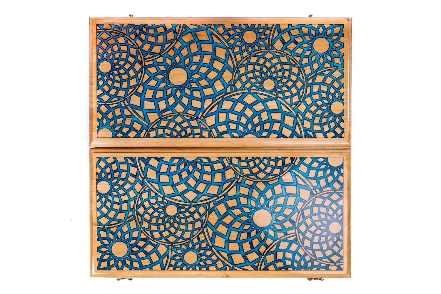 Ornamental - epoxy backgammon two-sided classic 24x12x2&quot;