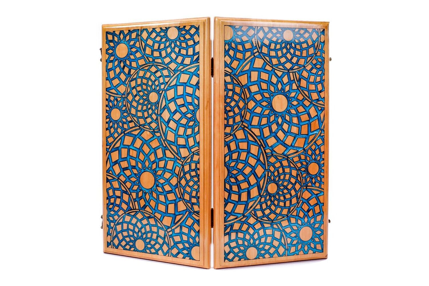 Ornamental - epoxy backgammon two-sided classic 24x12x2&quot;