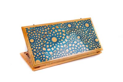 Ornamental - epoxy backgammon two-sided classic 24x12x2"