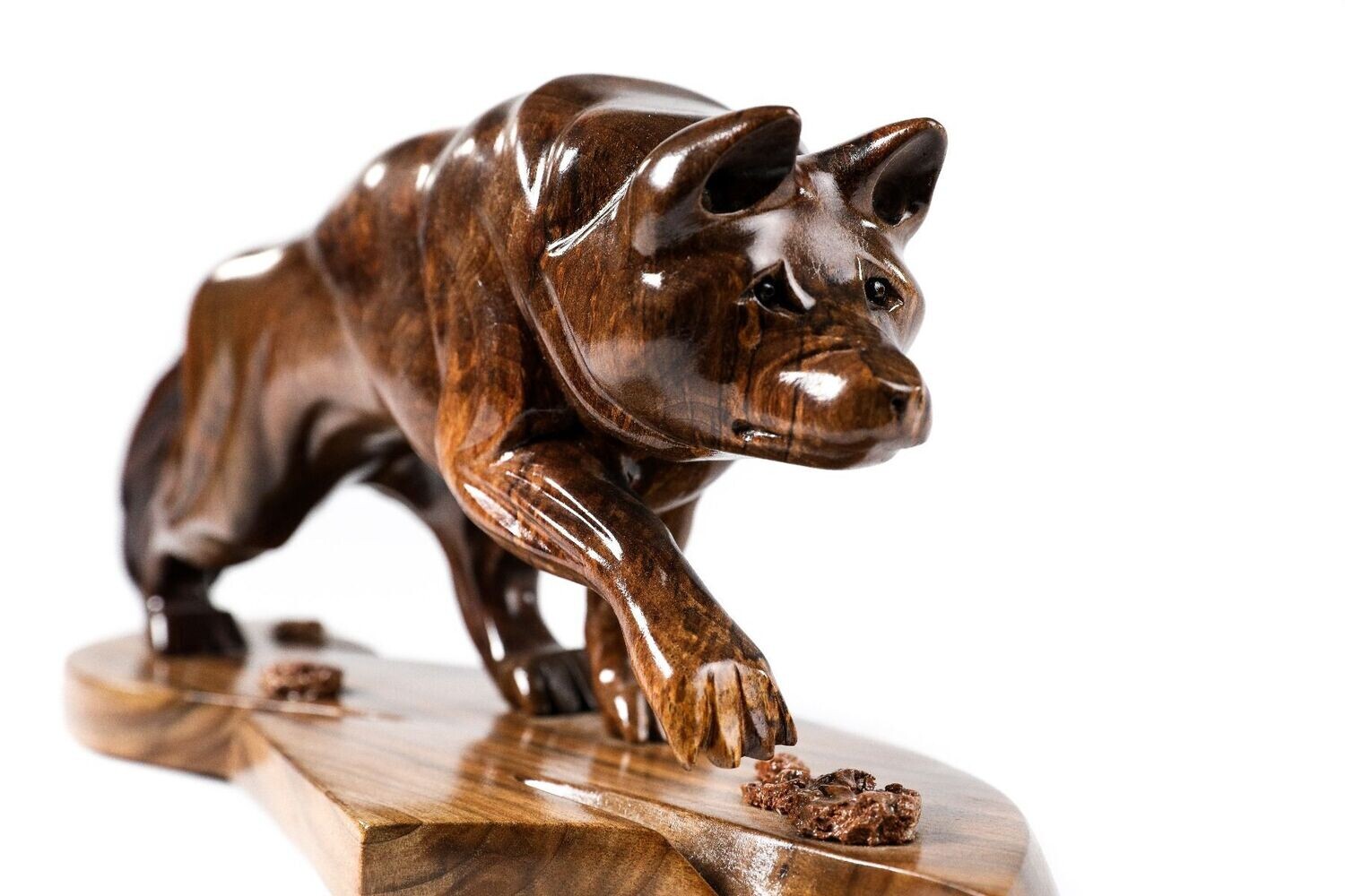Wolf sculpture 38/14/17 cm