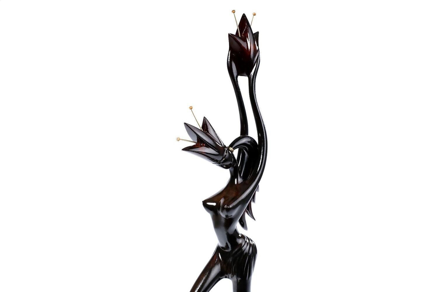 Girl with Flower Sculpture 30/30/100 cm