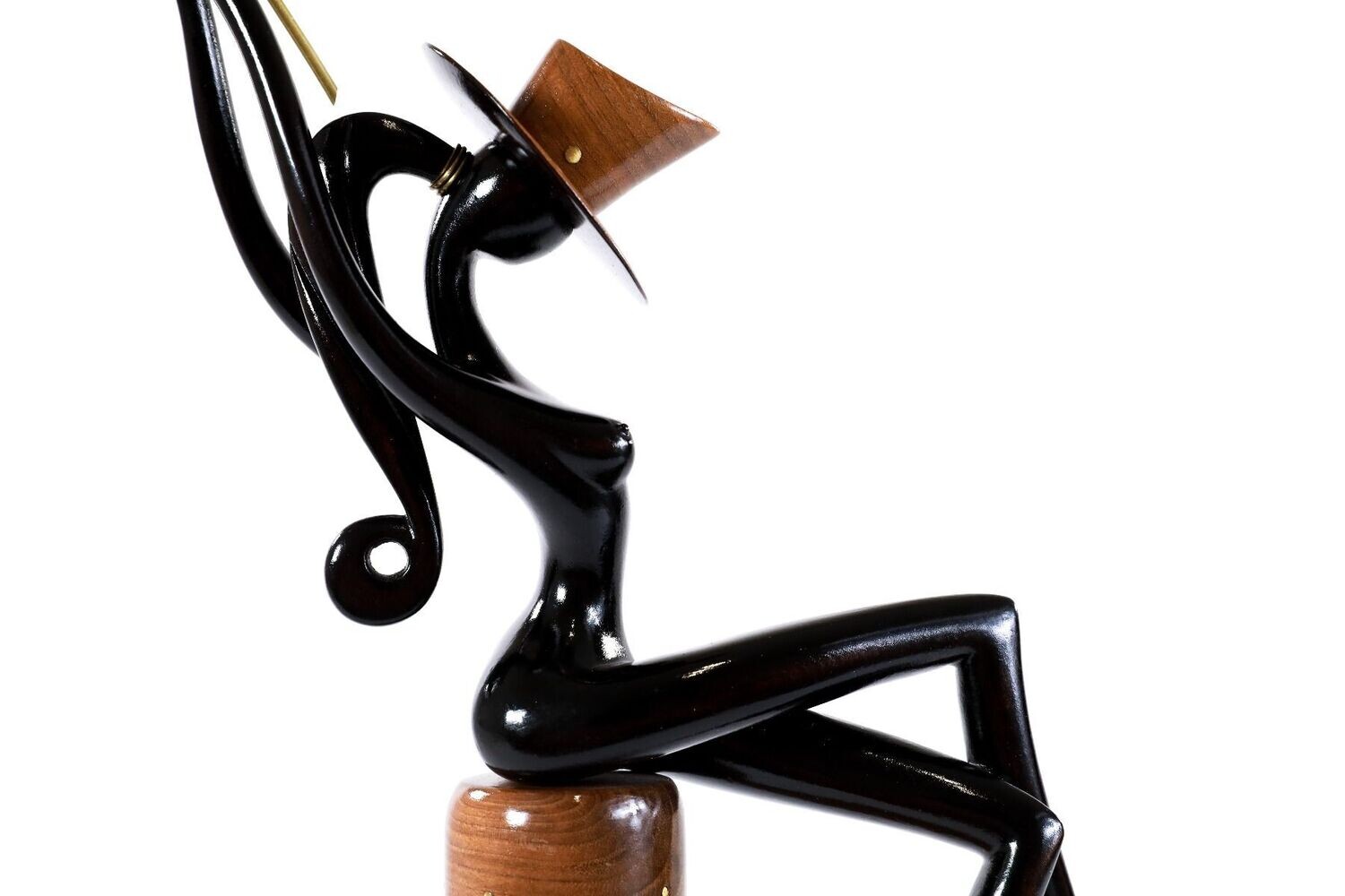 Sitting model sculpture 43/22/12 cm