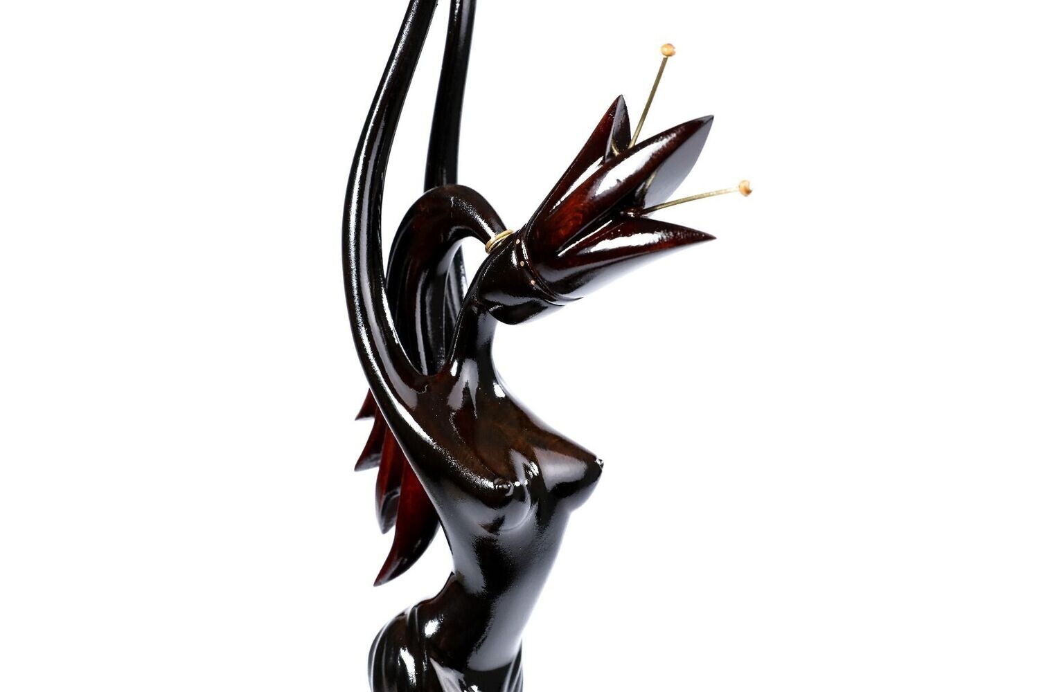 Girl with Flower Sculpture 30/30/100 cm