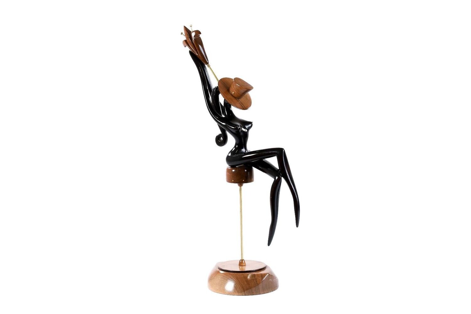 Sitting model sculpture 43/22/12 cm