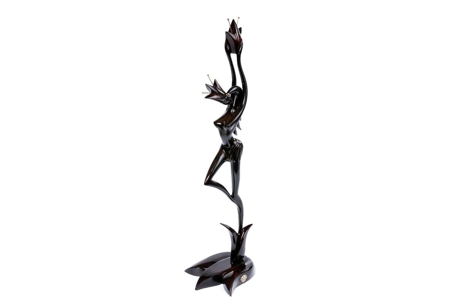 Girl with Flower Sculpture 30/30/100 cm