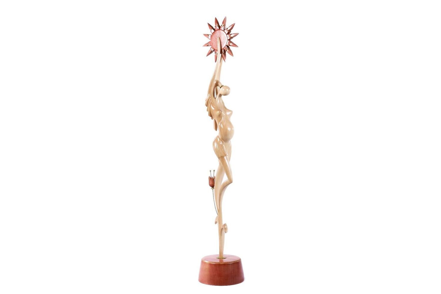 Pregnant woman sculpture 18/12/66 cm