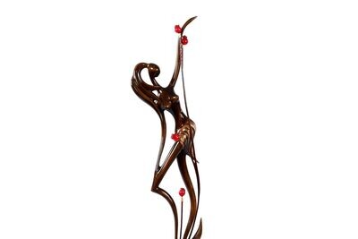 Girl with Pomegranates sculpture 19/15/72 cm