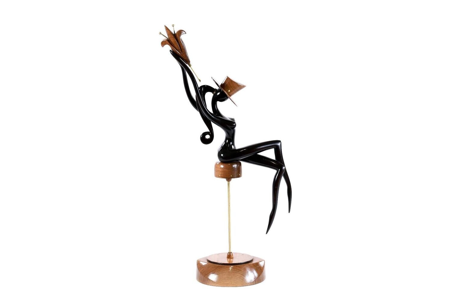 Sitting model sculpture 43/22/12 cm