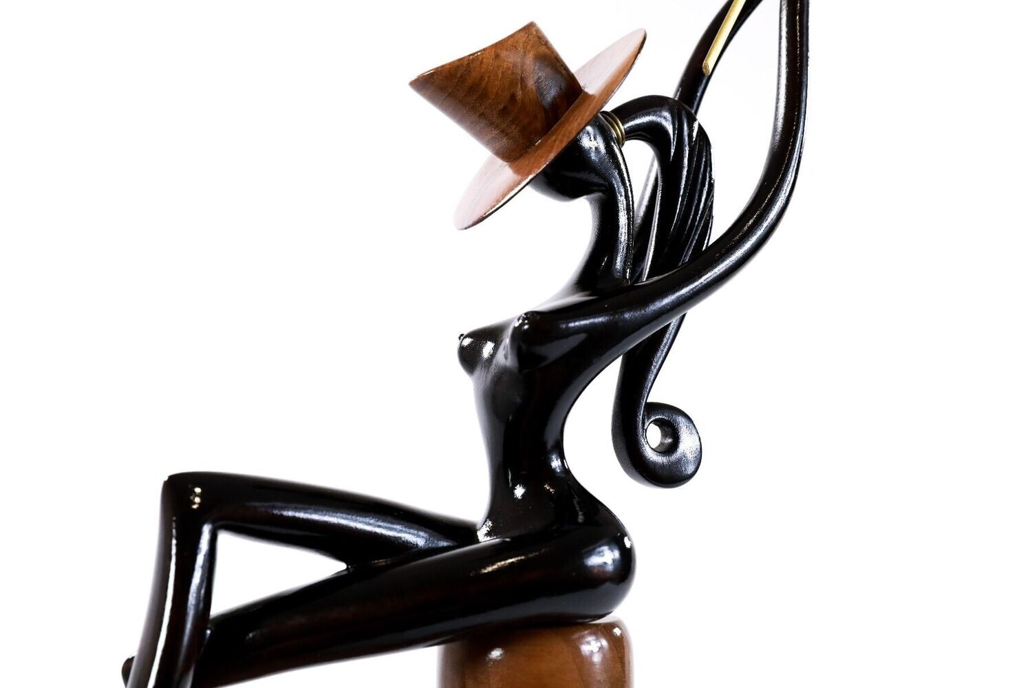 Sitting model sculpture 43/22/12 cm
