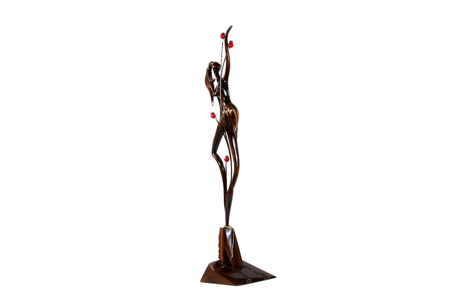 Girl with Pomegranates sculpture 19/15/72 cm