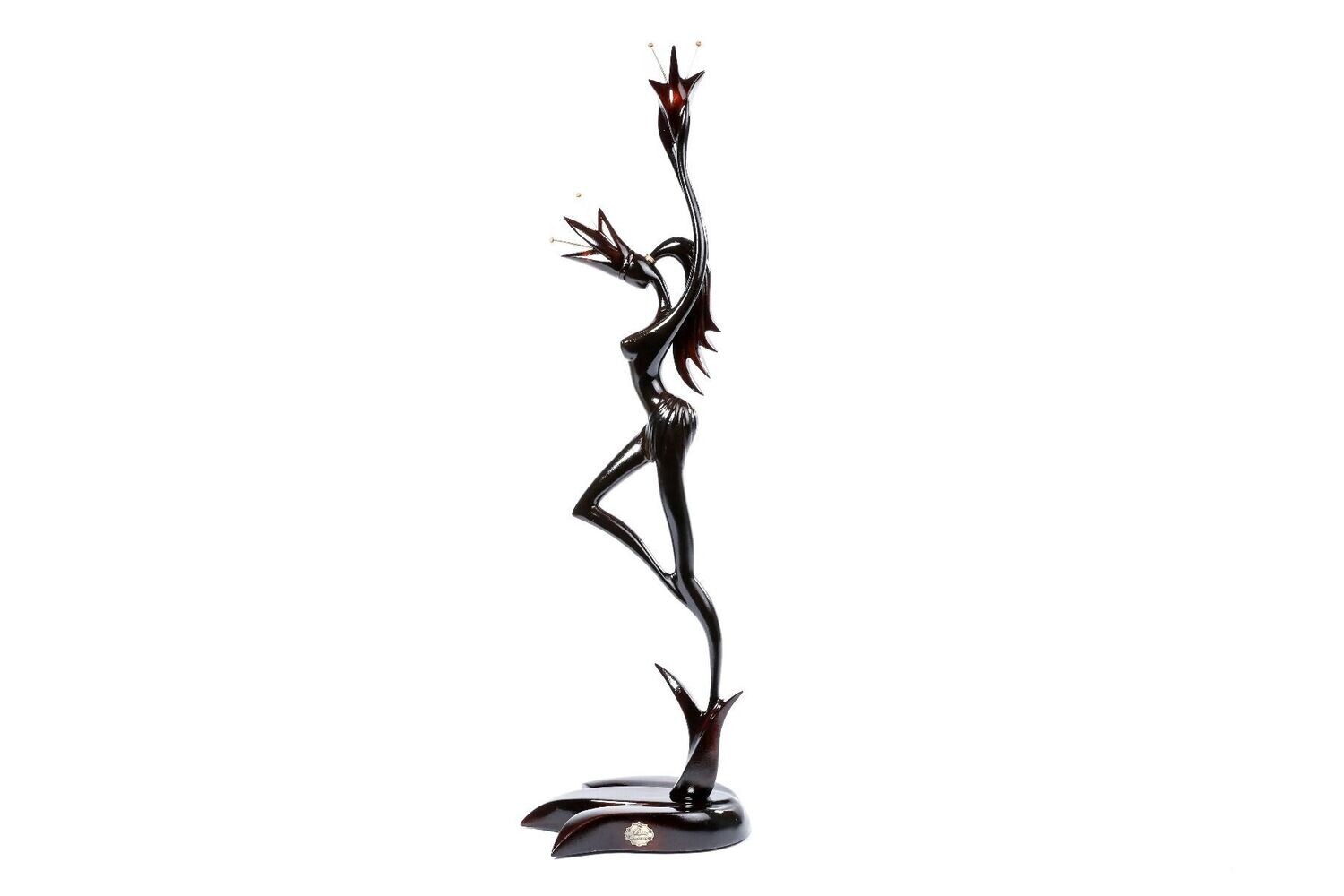 Girl with Flower Sculpture 30/30/100 cm
