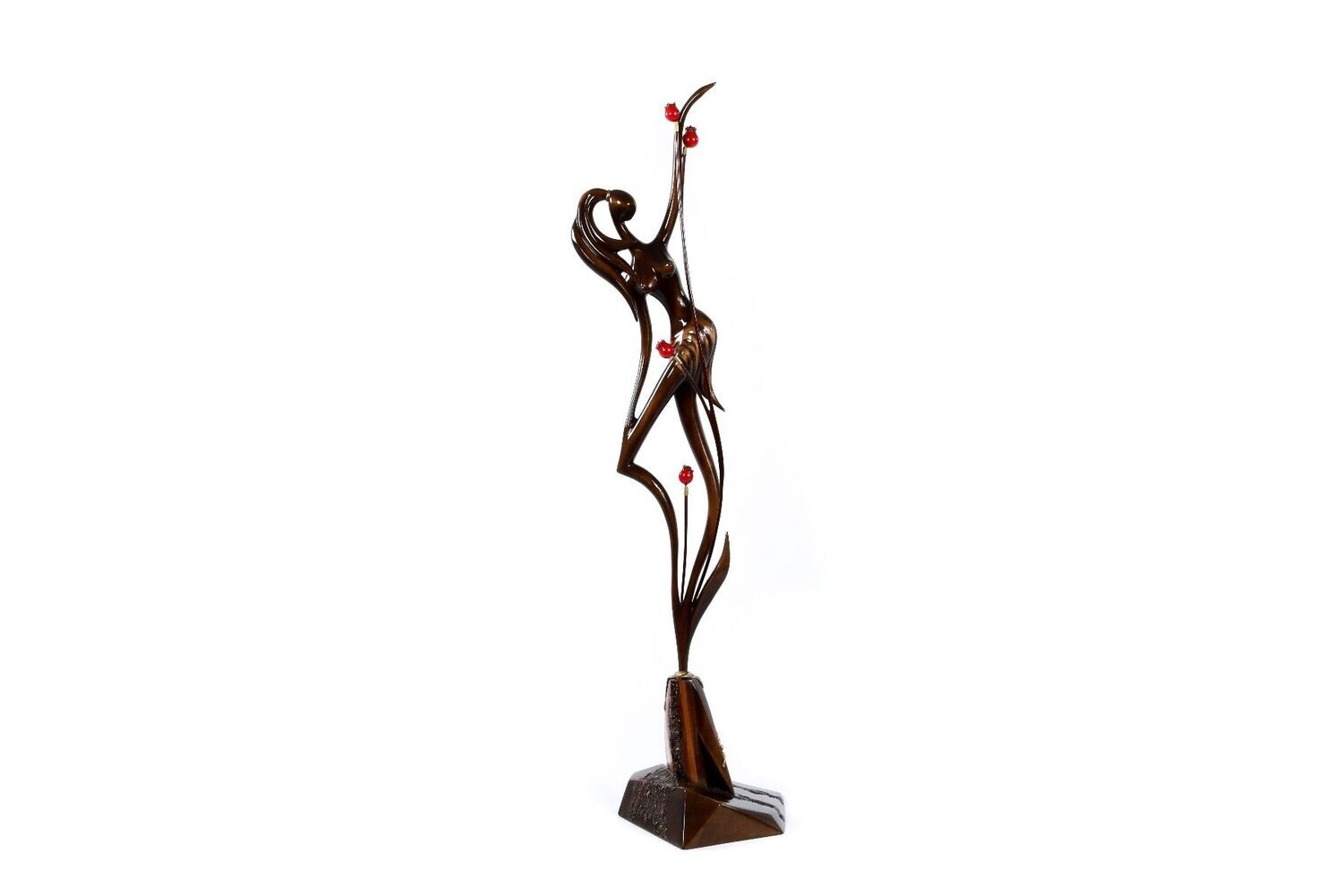 Girl with Pomegranates sculpture 19/15/72 cm
