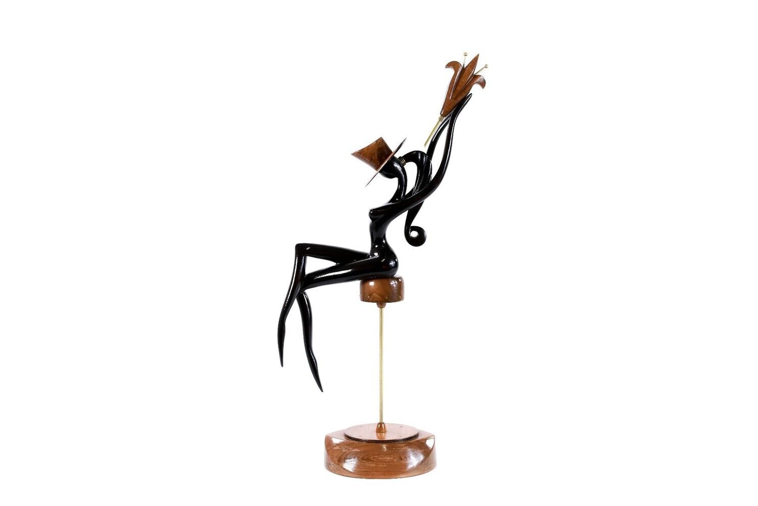 Sitting model sculpture 43/22/12 cm