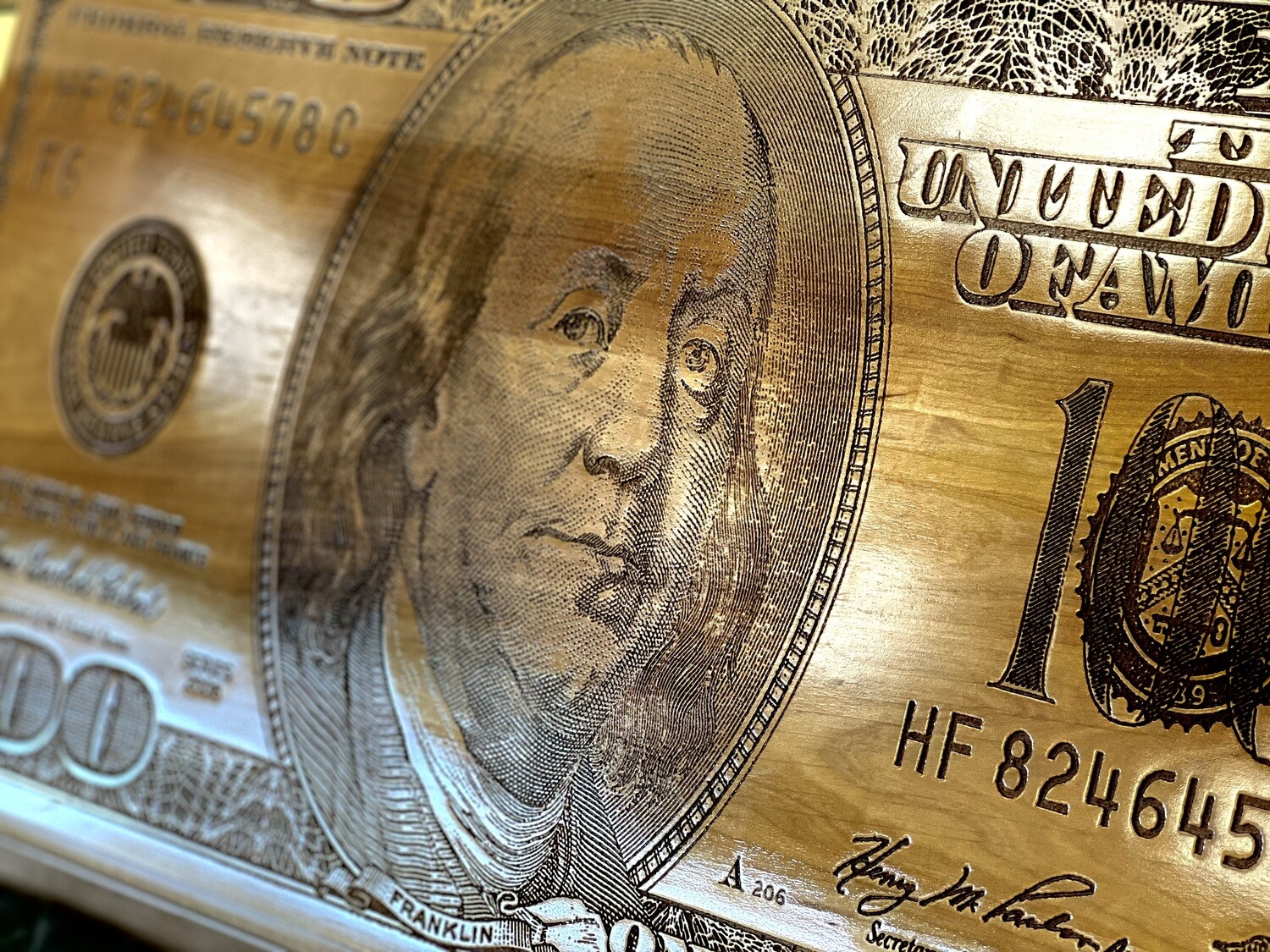 100 dollar classic backgammon Customized With Logo Rakhman and Star of David